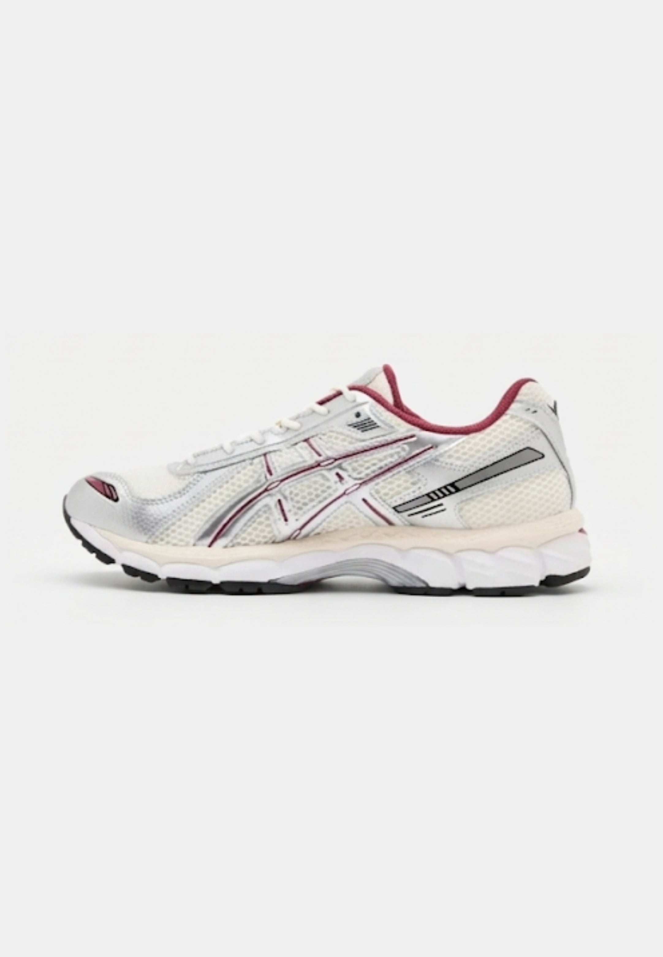 As1cs Bianche Argento e Rosso Bordeaux