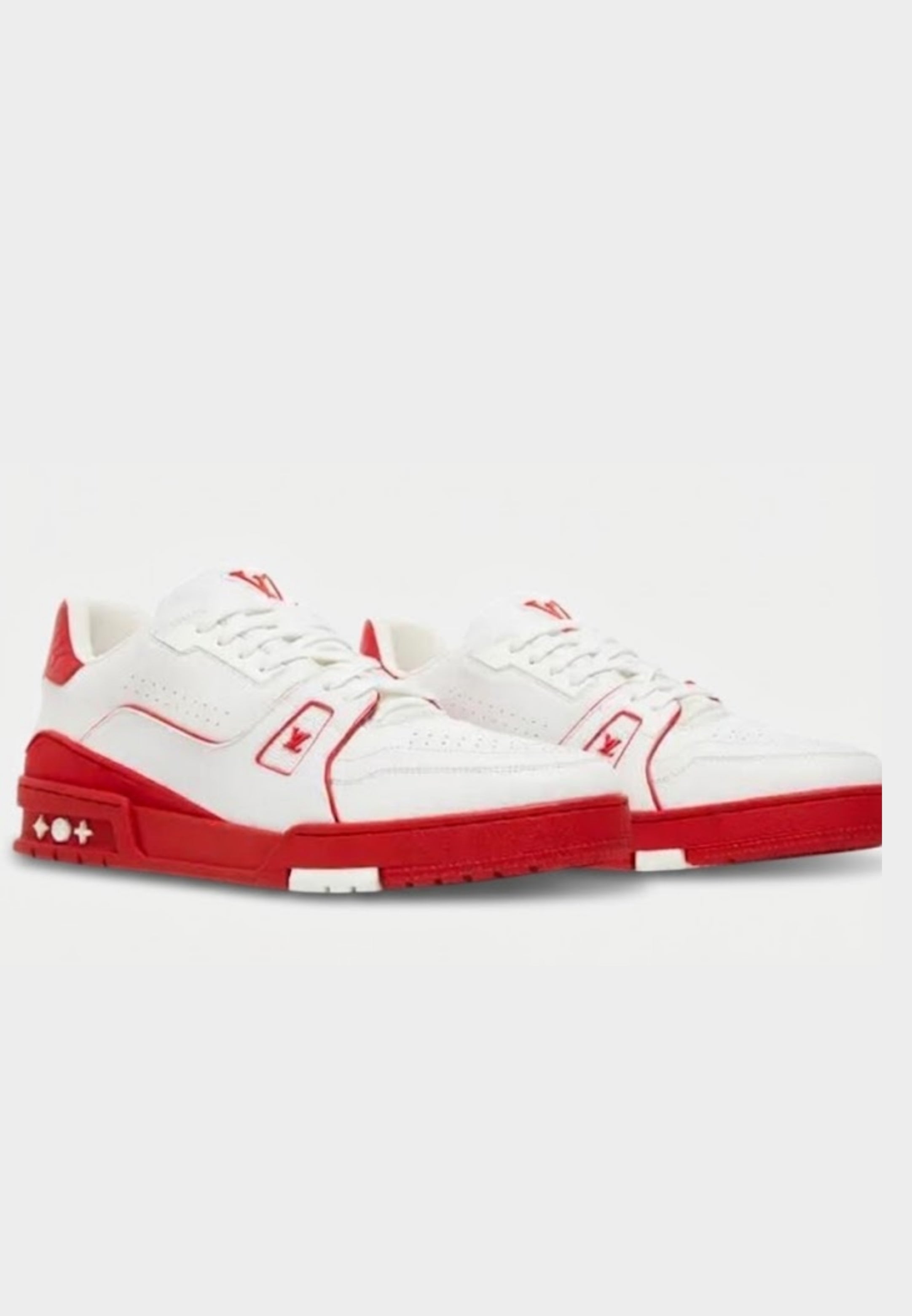 LV Trainers Bianche e Rosse