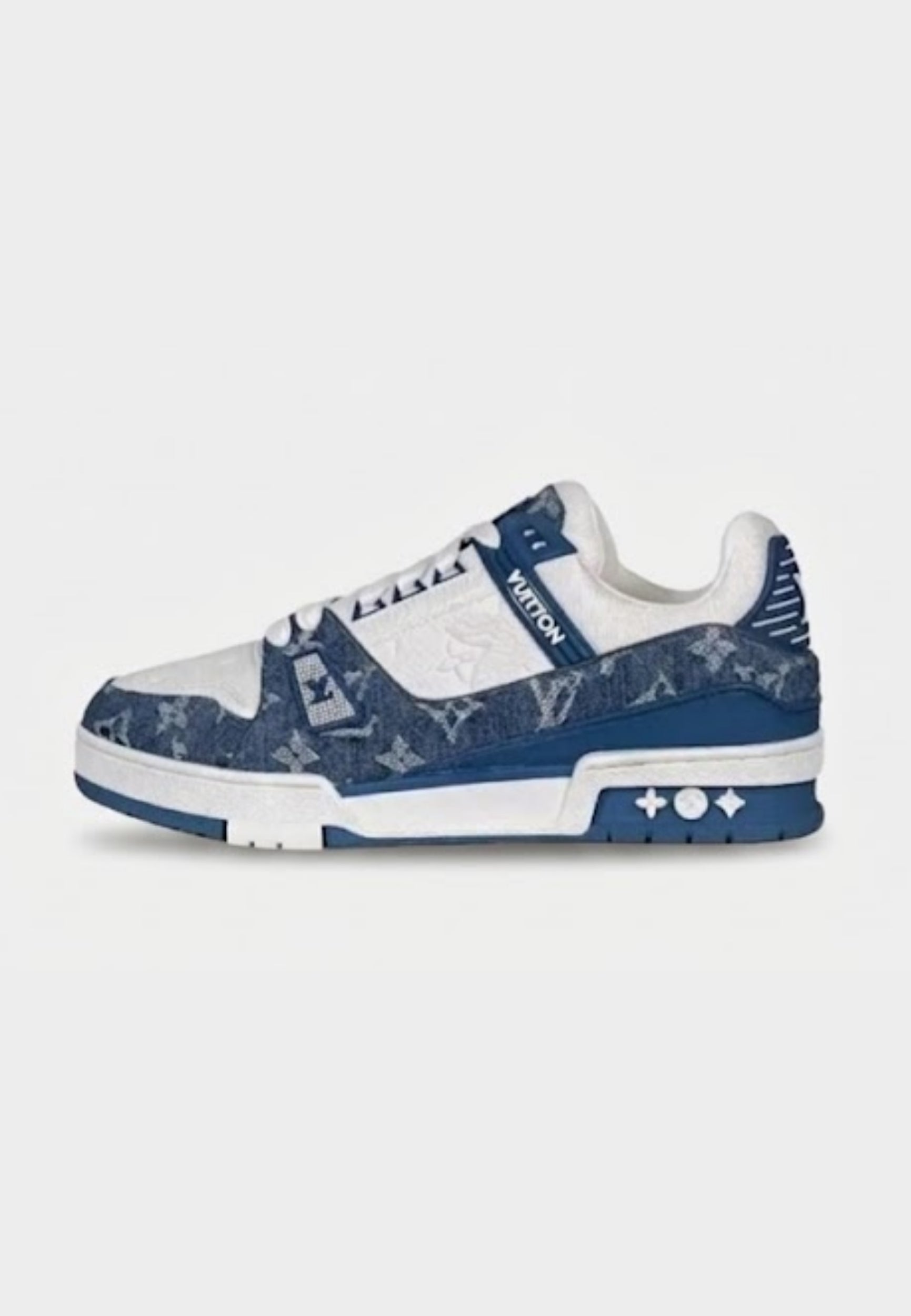 LV Trainers Blue e Bianche