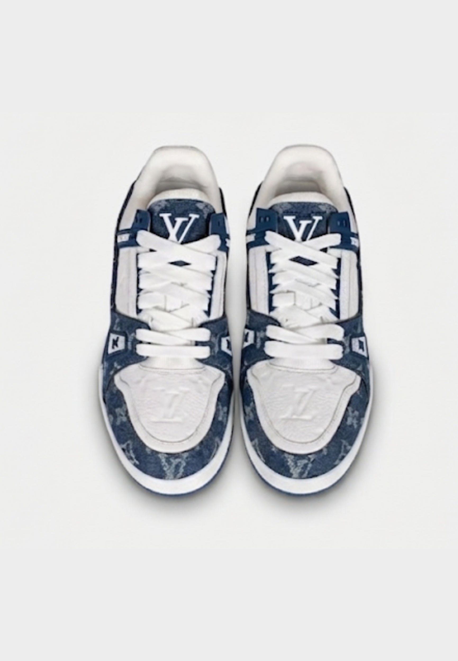 LV Trainers Blue e Bianche