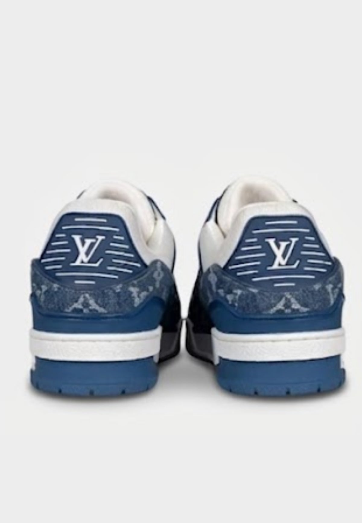 LV Trainers Blue e Bianche