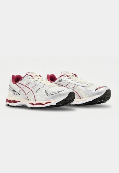 As1cs Bianche Argento e Rosso Bordeaux