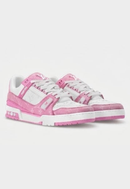LV Trainers Bianche e Rosa