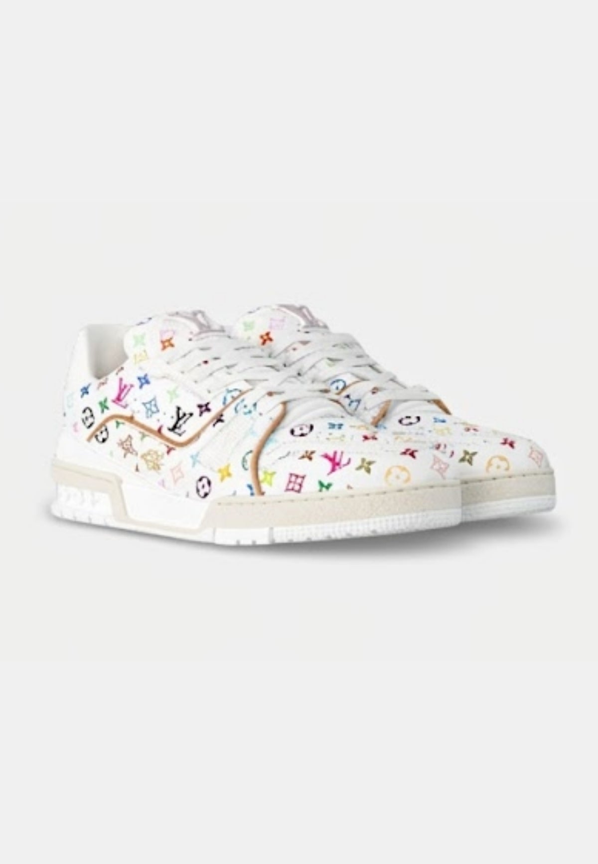 LV Trainers Bianche Multicolor