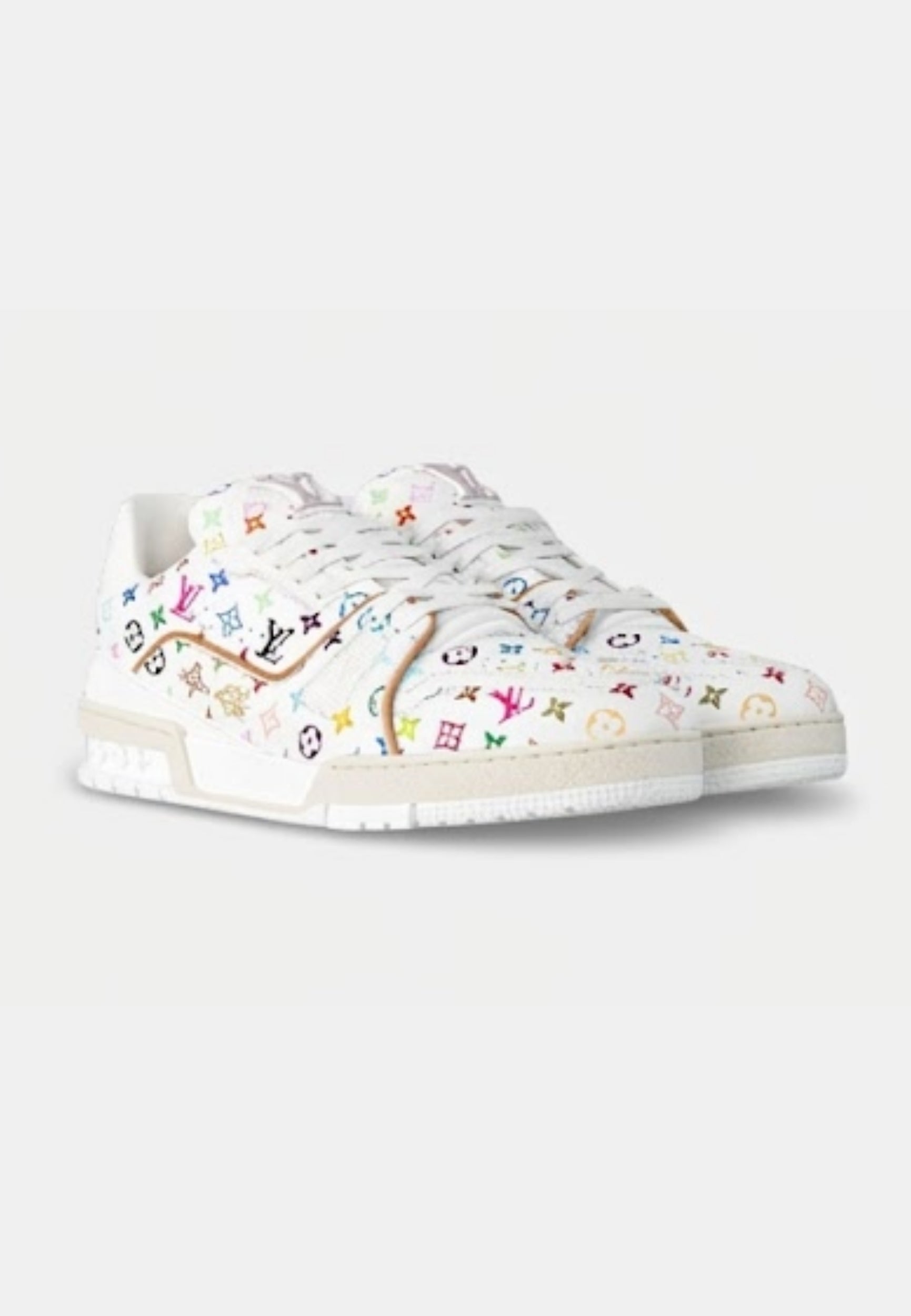 LV Trainers Bianche Multicolor