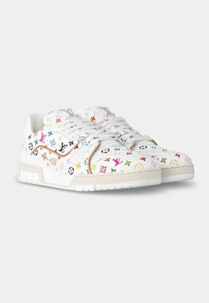 LV Trainers Bianche Multicolor