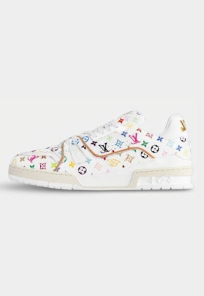 LV Trainers Bianche Multicolor